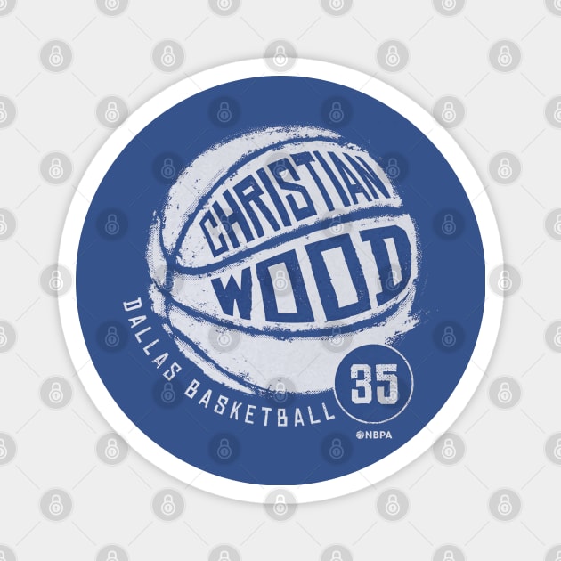 Christian Wood Dallas Basketball Magnet by TodosRigatSot